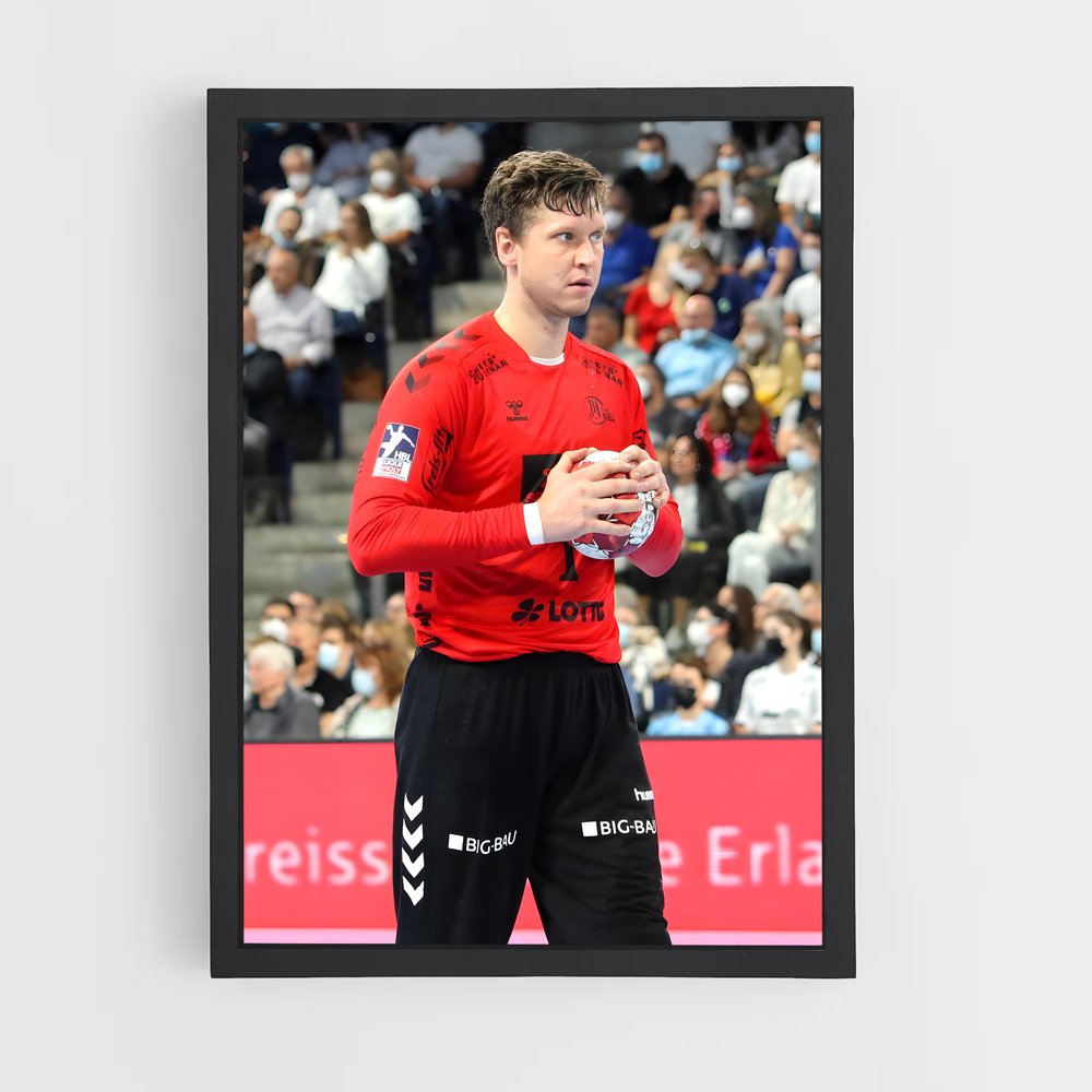 Poster Niklas landin – affiche Handball (vue 2)